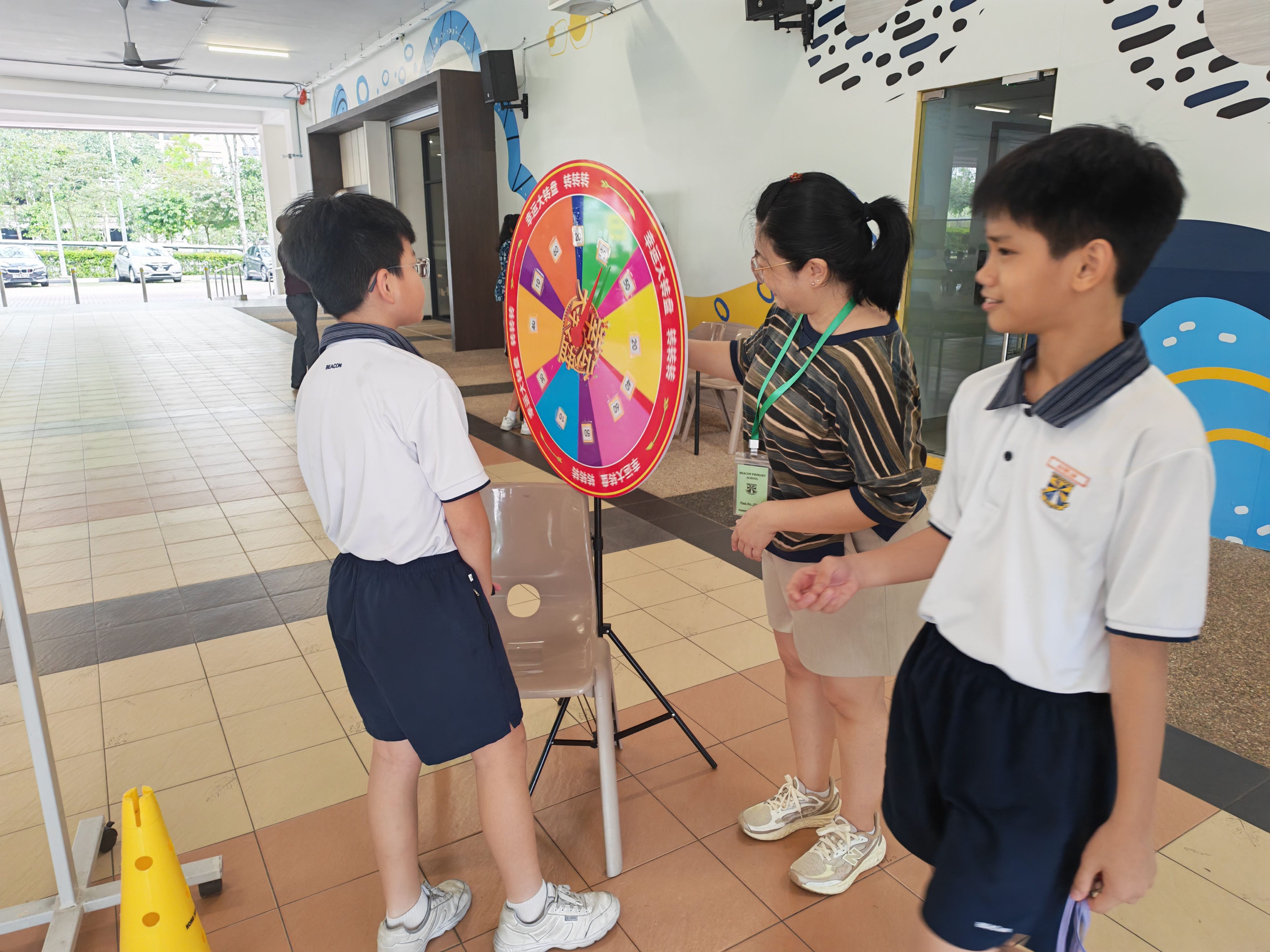 Students enjoying meaningful language learning beyond the classroom.